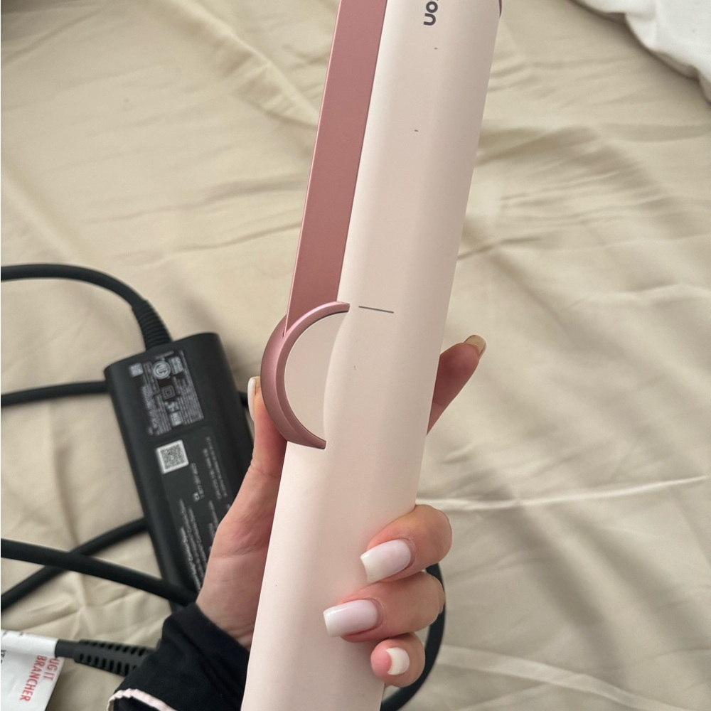 Dyson Hair Straightener - Pink and White